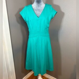 White House Black Market Teal Green Dress Size 10